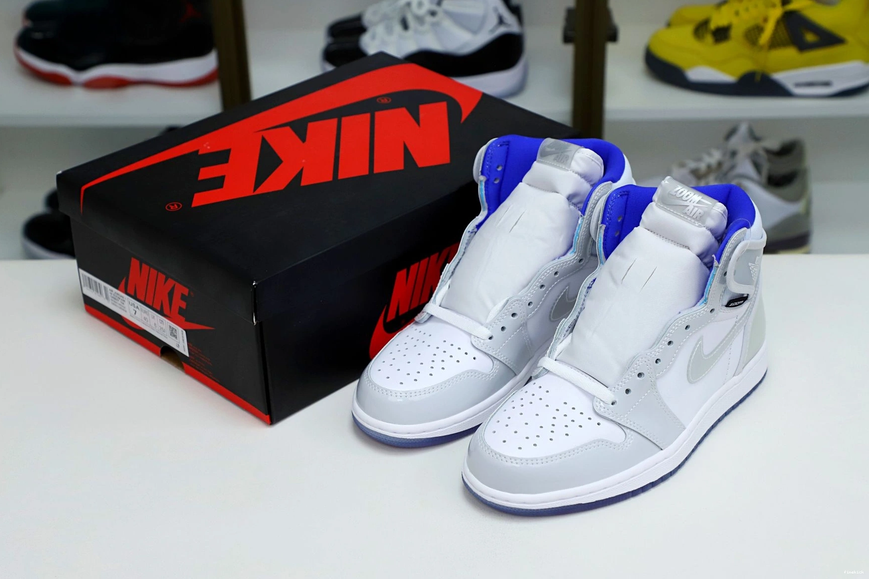 1 AIR ZOOM BLUE' HIGH JORDAN 'RACER 0202